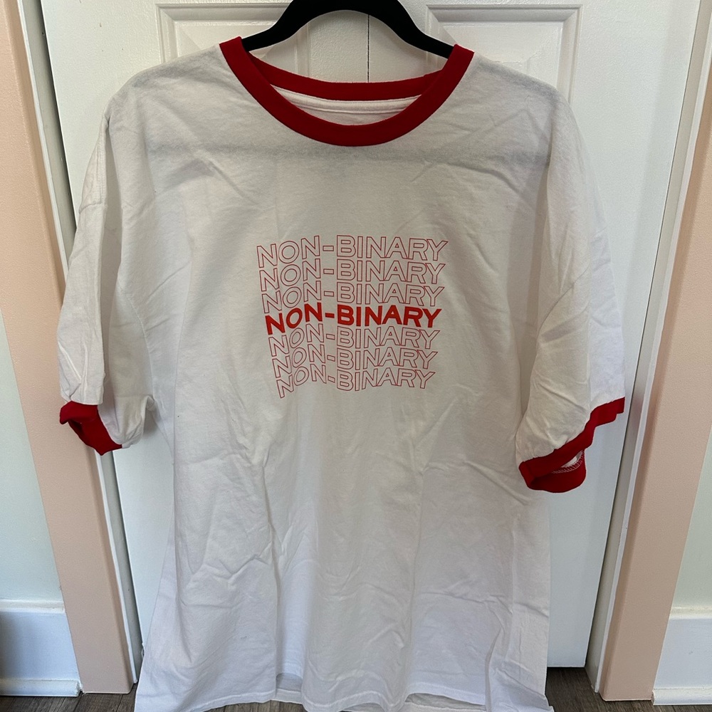Non-binary Ringer Tee